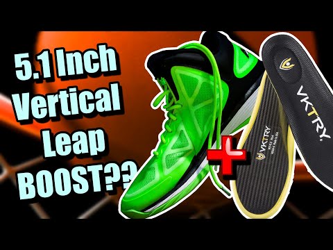 My Vertical Leap Test Results Using Shoes Banned By the NBA &amp; VKTRY Inserts!