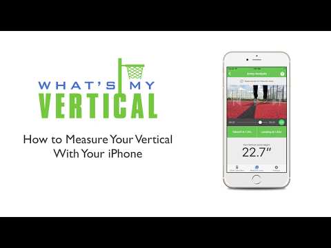 How to Measure Your Vertical Jump With Your iPhone