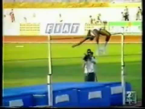 High Jump 2.45 world record - Javier Sotomayor